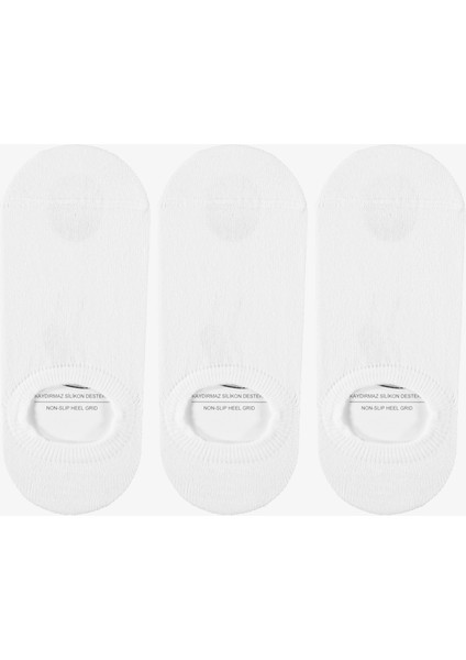 Unıted4 Kadın Beyaz 3'lü Çorap