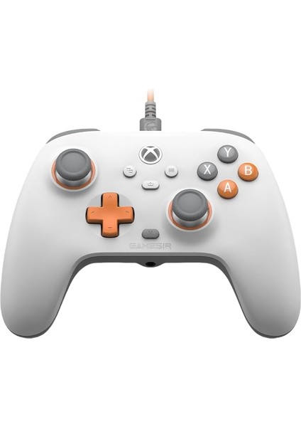 Xbox Series X|s, Xbox One ve Windows 10/11 Için T7 Kablolu Oyun Kumandası, Tak ve Çalıştır Oyun Oyun Oyun Pedi, Hall Efektli Joysticks/hall Trigger, 3,5 mm Ses Jakı - Beyaz