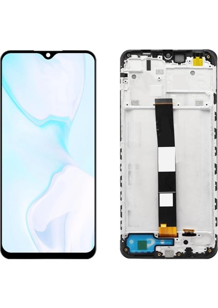 Xiaomi Uyumlu Redmi 10A LCD Ekran Dokunmatik Siyah Çıtalı Servis
