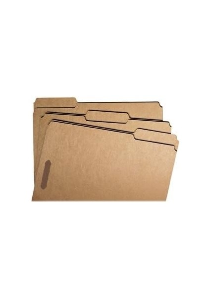 Bağlayıcı Dosya Klasörü, 2 Bağlantı Elemanı, Güçlendirilmiş 1/3 Kesimli Tab, Yasal Boyut, Kraft, Kutu Başına 50 (19837) modelleri