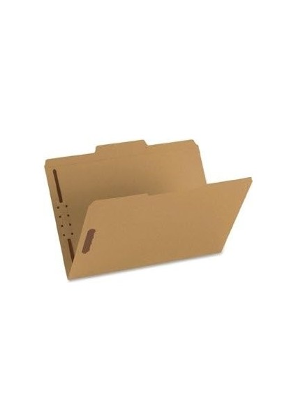 Bağlayıcı Dosya Klasörü, 2 Bağlantı Elemanı, Güçlendirilmiş 1/3 Kesimli Tab, Yasal Boyut, Kraft, Kutu Başına 50 (19837) fırsatları