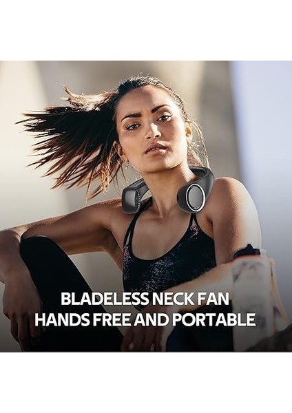 Boyun Vantilatörü, Eller Serbest Bıçaksız, 360° Soğutma Kişisel Vantilatörü, Dış Mekan Iç Mekan Için Giyilebilir Sessiz Fan, Erkek Kadın Anne Baba Için Doğum Günü Hediyeleri, 4000MAH Pil indirimleri