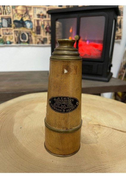 Kelvin & Hughes 1917 Vintage Pirinç Teleskop – Retro Denizci Dekoratif Dürbün fiyatları