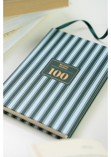 Kitap Okuma Günlüğü Reading Journal Yeşil fırsatları