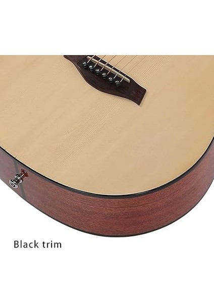 Gitar Seti, Akustik Gitar Seti Günlük Kullanım Için Konser Torbasıyla Güçlü Taşınabilir Güçlü (Orijinal Ahşap Rengi) fiyatları