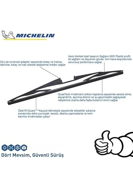 Rainforce™ MCR250 25CM 1 Adet Universal Telli Hibrit Arka Silecek fırsatları