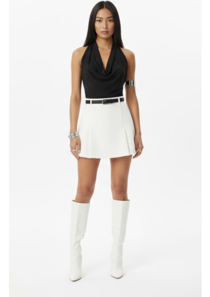 Boyundan Bağlamalı Sırtı Açık Degaje Bluz fırsatları