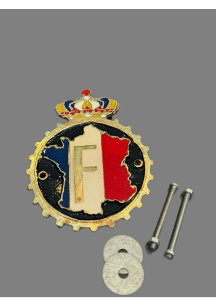 Fransa Bayrak Gold Metal Panjur Aksesuarı