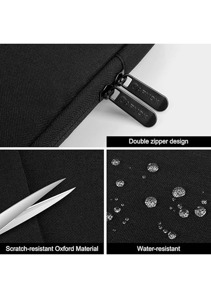 Dizüstü Bilgisayar Kılıfı 15 15.6 16 Inç MacBook Air 15/16"/macbook Pro 16", Suya Dayanıklı Koruyucu Taşınabilir Dizüstü Bilgisayar Kılıfı Çanta Hp/dell/asus/acer/huawei Için, Siyah indirimleri