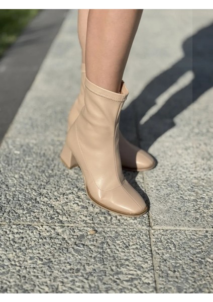 Felix Esnek Streç Kısa Topuklu Kadın Bot Büyük Numara indirimleri