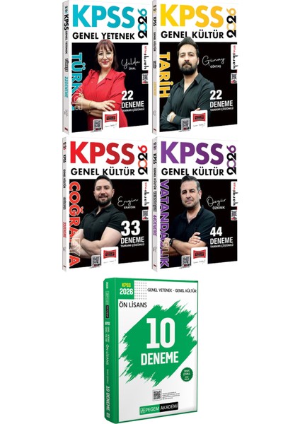 2026 Kpss Türkçe Tarih Coğrafya Vatandaşlık 121 Deneme - 2026 Kpss Ön Lisans Çözümlü 10 Deneme