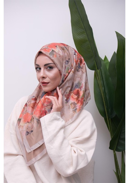 Renkli Karma Desen Dijital Soft Eşarp modelleri