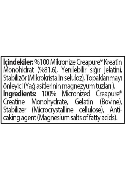 Hardline Creapure 120 Kapsül (120) fiyatları