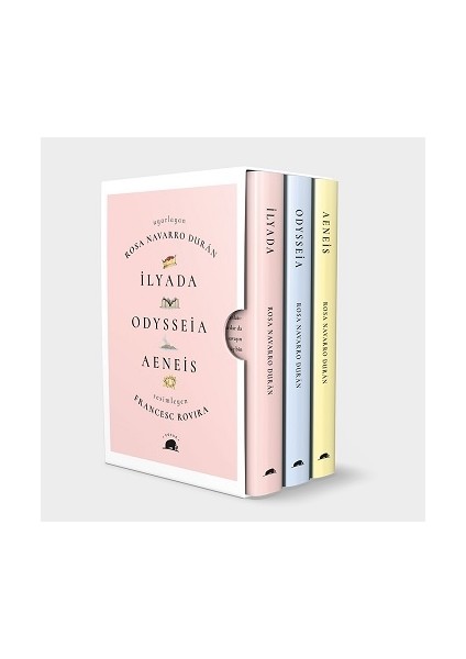 Çocuklar Için Destanlar: Ilyada - Odysseia - Aeneis (3 Kitap Takım)
