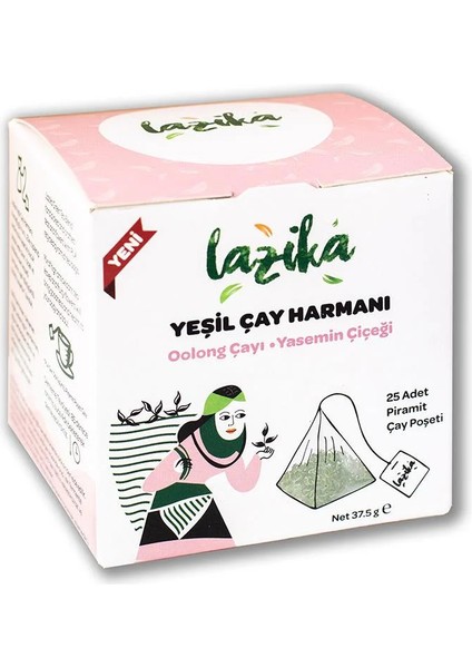 (2'li Set) Oolong & Yasemin (2*37,5 G)-Antioksidan, Güzellik, Bağışıklık, 25'li Pla Piramit Poşet fiyatları