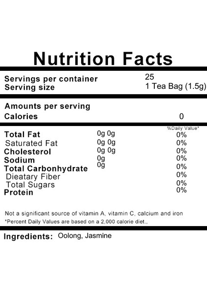 (2'li Set) Oolong & Yasemin (2*37,5 G)-Antioksidan, Güzellik, Bağışıklık, 25'li Pla Piramit Poşet indirimleri