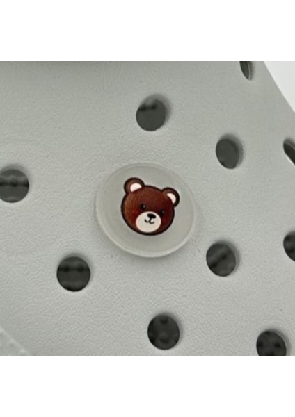 Terlik Süsü ve Aksesuarı , Çanta Süsü – Renkli Jibbitz Ayıcık Suratı Fil Görselli Figür Aksesuarı