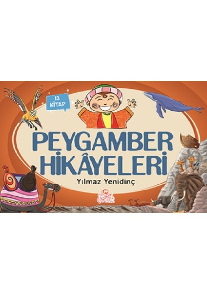 Peygamber Hikayeleri Seti (13 Kitap) Yılmaz Yenidinç Ciltsiz Türkçe Yayın