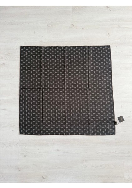 Siyah Eşarp Pamuklu Eşarp El Dikişli modelleri