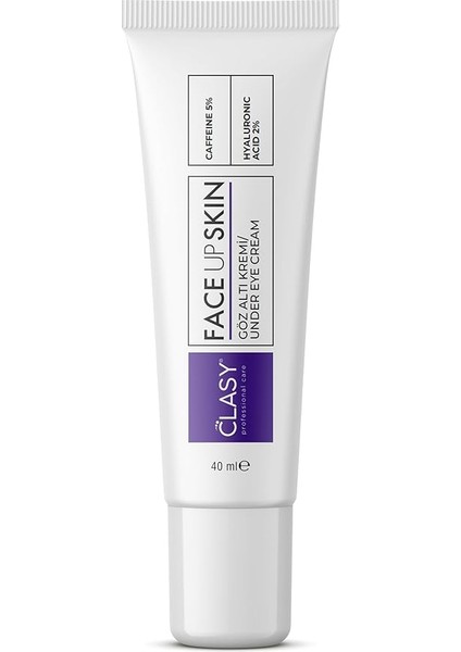 Göz Altı Kremi - Kafein%5 + Hyaluronik Asit%2 - Morluk, Torba ve Şişlik Karşıtı Göz Kremi - Kırışıklık, Ince Çizgi ve Göz Altı Aydınlatıcı Krem, 40 ml