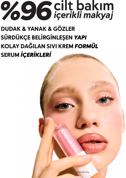 Allık Ruj Göz Farı Glow Tint Baby Pink Nemlendirici Makyaj | 508 Pastel Pembe Hyaluronik Asit Peptit fiyatları