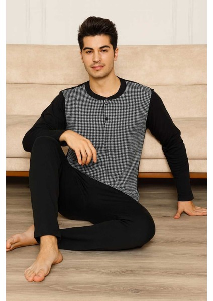 Erkek Pijama Takımı %100 Pamuk