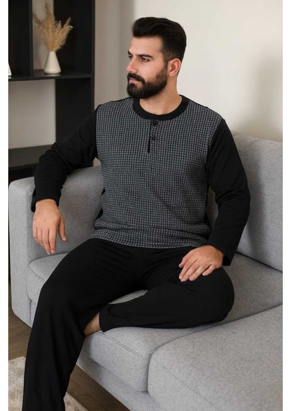 Erkek Pijama Takımı %100 Pamuk