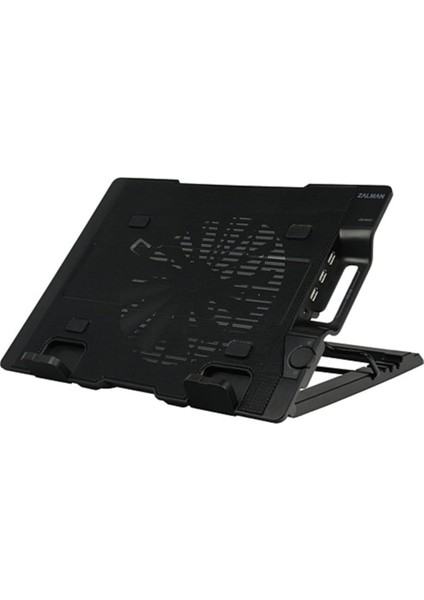 ZM-NS2000 Fanlı Yükseklik Ayarlı Dizüstü Bilgisayar Soğutma Cihazı, Siyah