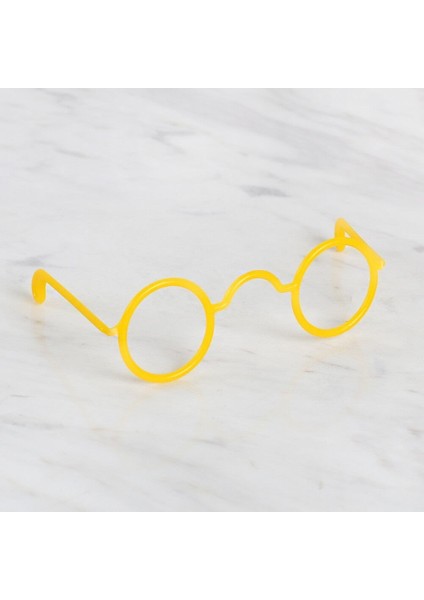 Loren Plastik Amigurumi Gözlük Sarı