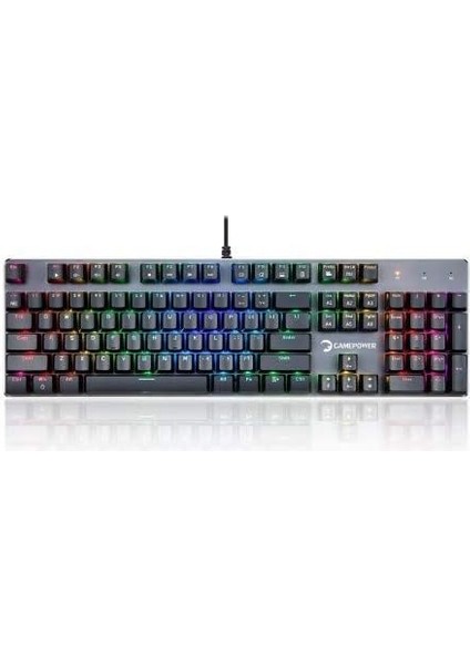 Power Ogre Rgb Gaming Oyun Mekanik Klavye Kırmızı Switch