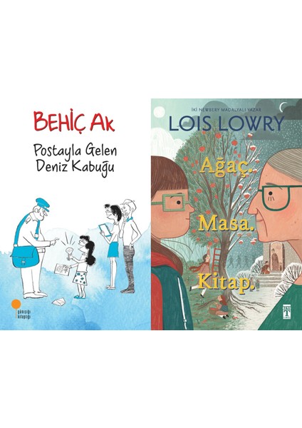 Postayla Gelen Deniz Kabuğu (Behiç Ak) ve Ağaç Masa Kitap (Lois Lowry)