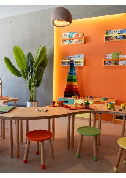 Woodnjoy 16 Kişilik Yuvarlak Grup Etkinlik Masası (ÇAP:230 Cm)