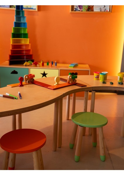 Woodnjoy 16 Kişilik Yuvarlak Grup Etkinlik Masası (ÇAP:230 Cm)