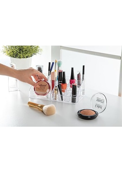 Çekmeceli Şeffaf Makyaj Organizeri Set Takı Kutusu Düzenleyici (Şeffaf 3 Çekmeceli) modelleri