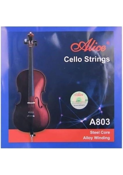 A803 Çello Teli Takımı
