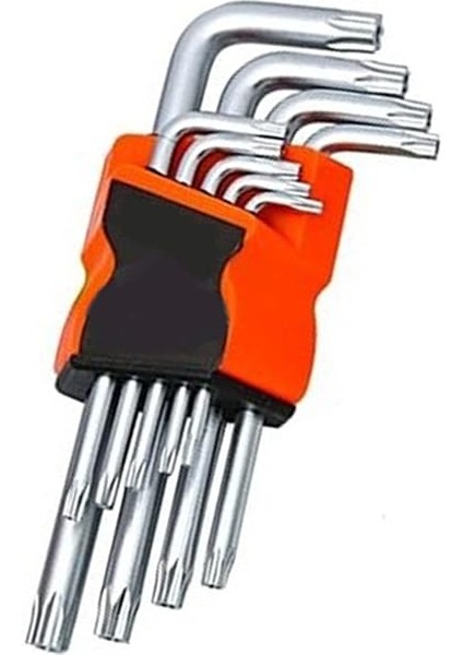 YK-008 9 Parça Yıldız Tork Alyan Anahtarı 120 mm Allen Set 1410 fiyatları