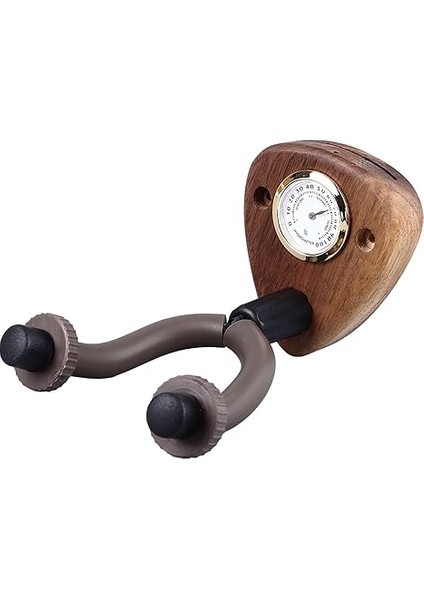 Duvara Monte Gitar Kancası, Ince Işlenmiş Gitar Kancası, Güçlü Depo Ahşabı, Kaymaz, Bas Için Higrometre ile (Koyu Renk) fiyatları