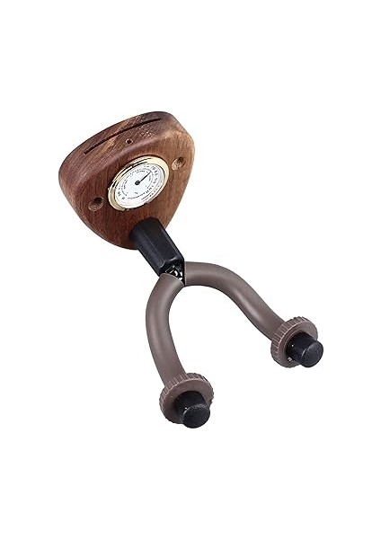 Duvara Monte Gitar Kancası, Ince Işlenmiş Gitar Kancası, Güçlü Depo Ahşabı, Kaymaz, Bas Için Higrometre ile (Koyu Renk) indirimleri