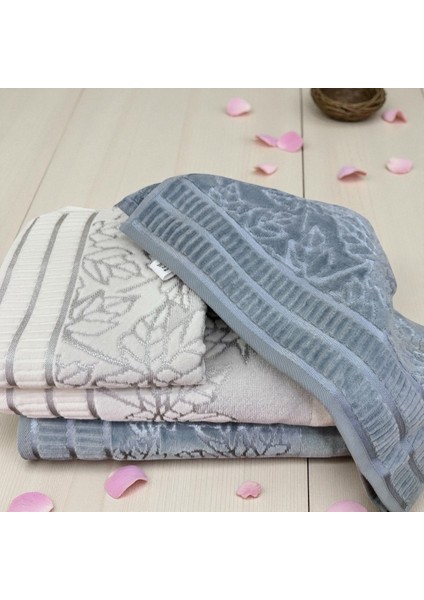 Çeyizlik Hamam Takımı Havlu Seti 4lü Takım Banyo ve Baş Havlusu Set