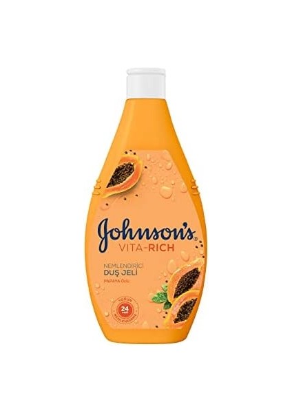 Johnson & Johnson Vita-Rich Papaya Özlü Nemlendirici Duş Jeli 400 ml