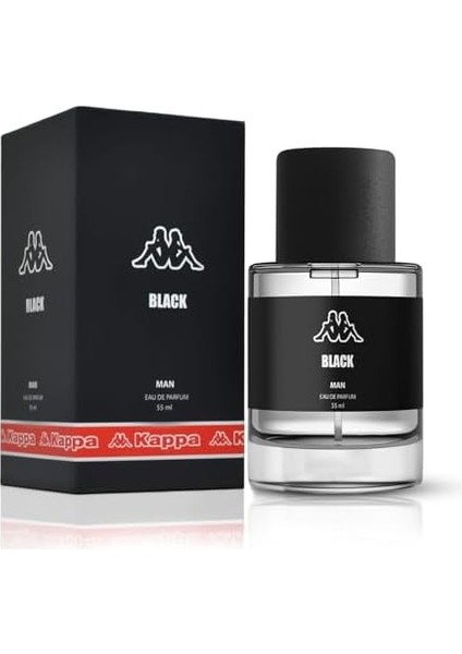 Kappa Black Man Eau De Perfume 55 Ml, Biber, Paçuli, Portakal ve Limon Notaları. modelleri
