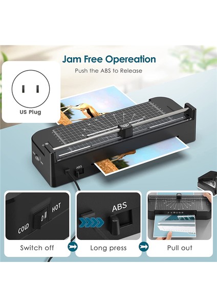 Talent Ofis Ev Sınıfı Için 4'ü 1 Arada Laminasyon Termal Laminasyon Seti Laminasyon Makinesi-Abd Tak (Yurt Dışından) fiyatları