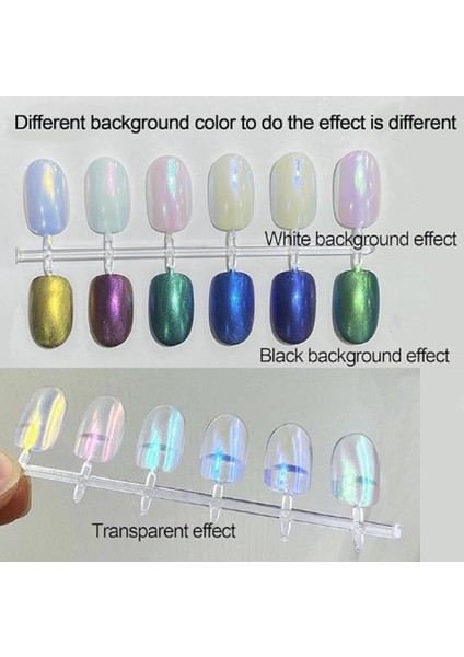 Inc Tozu Gökkuşağı – Göz Alıcı Efekt - Kolay Uygulama Kalıcı Işıltı Toz Nail Art fiyatları