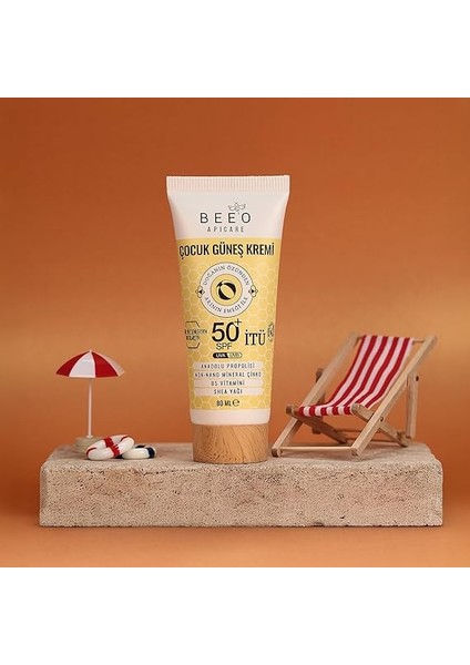 Propolisli Yüksek Koruma Çocuk Güneş Kremi, 50+ Spf, 80 ml indirimleri