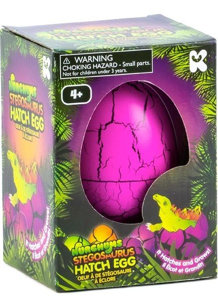 Yumurta, Hatch ve Grow Dinozor Stegosaurus (Large 11 Cm)