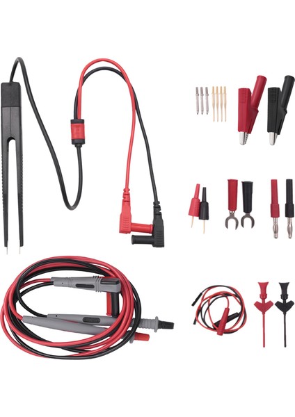 Talent Multimetre Test Uçları Kiti Dijital Elektrik Test Probları Timsah Klipsli Set Mini Test Kanca Klipsli Cımbız (Yurt Dışından) fırsatları