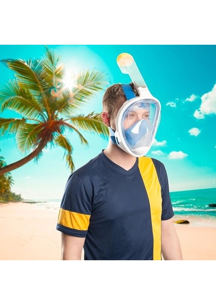 Esinti Kolay Full Face Schnorchel Dalgıç Gözlüğü Çocuk Yetişkinler Small / Medium modelleri