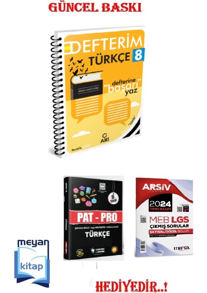 8.sınıf Türkçemino Türkçe Defterim...hediyeli