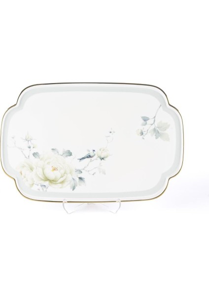 Vol De Fleurs Servis Tabağı 32X21CM