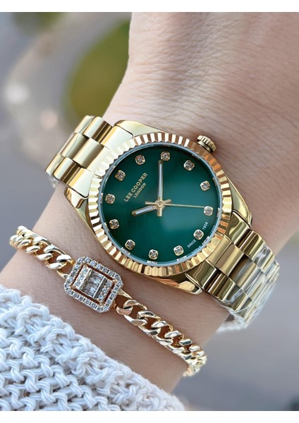 Çelik Kordonlu 3 Atm Suya Dayanıklı 2 Yıl Garantili Kadın Kol Saati BC.08212.170